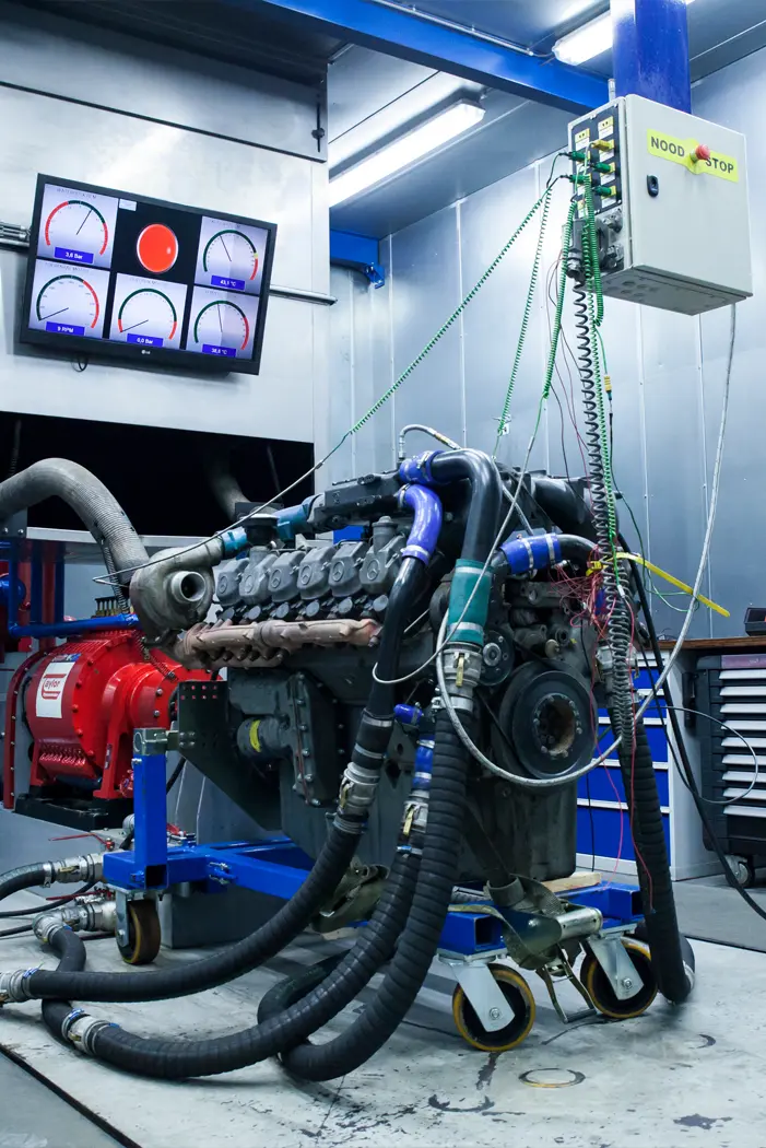 Dyno testing room Hamofa Industrial Engines