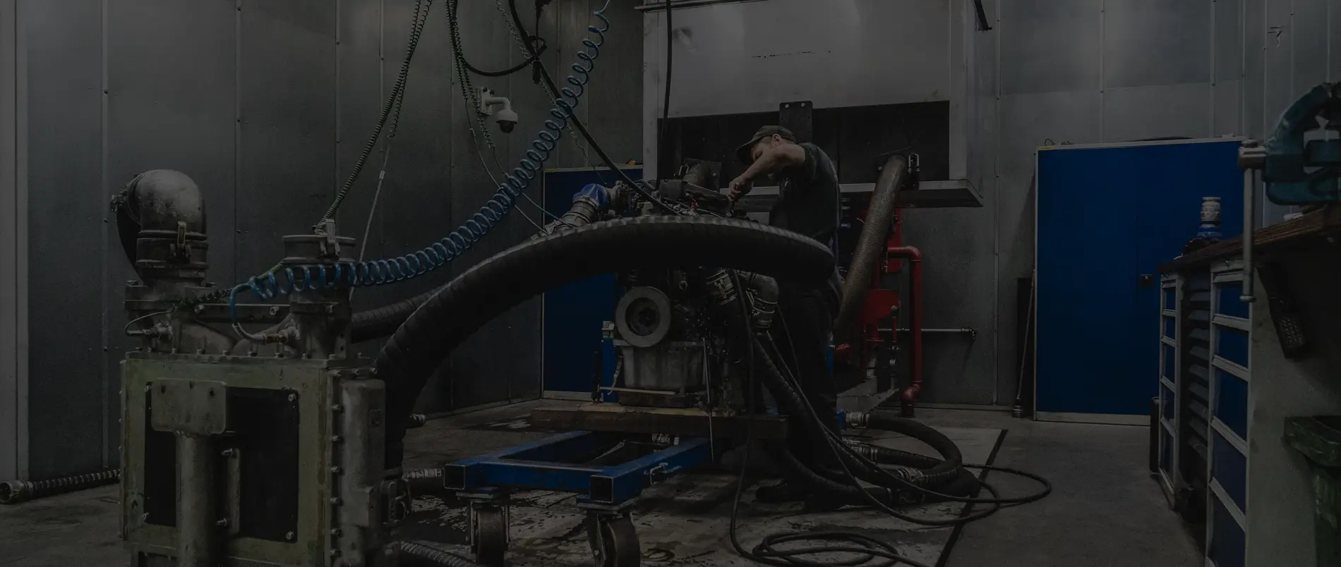 Dyno testing room - Hamofa Industrial Engines