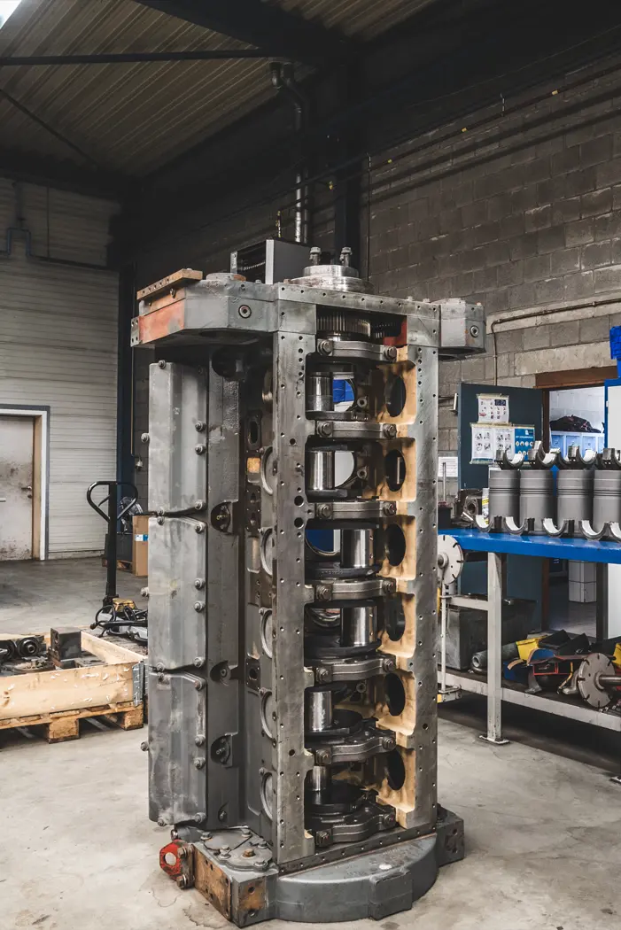 Industrielle Longblock-Motoren