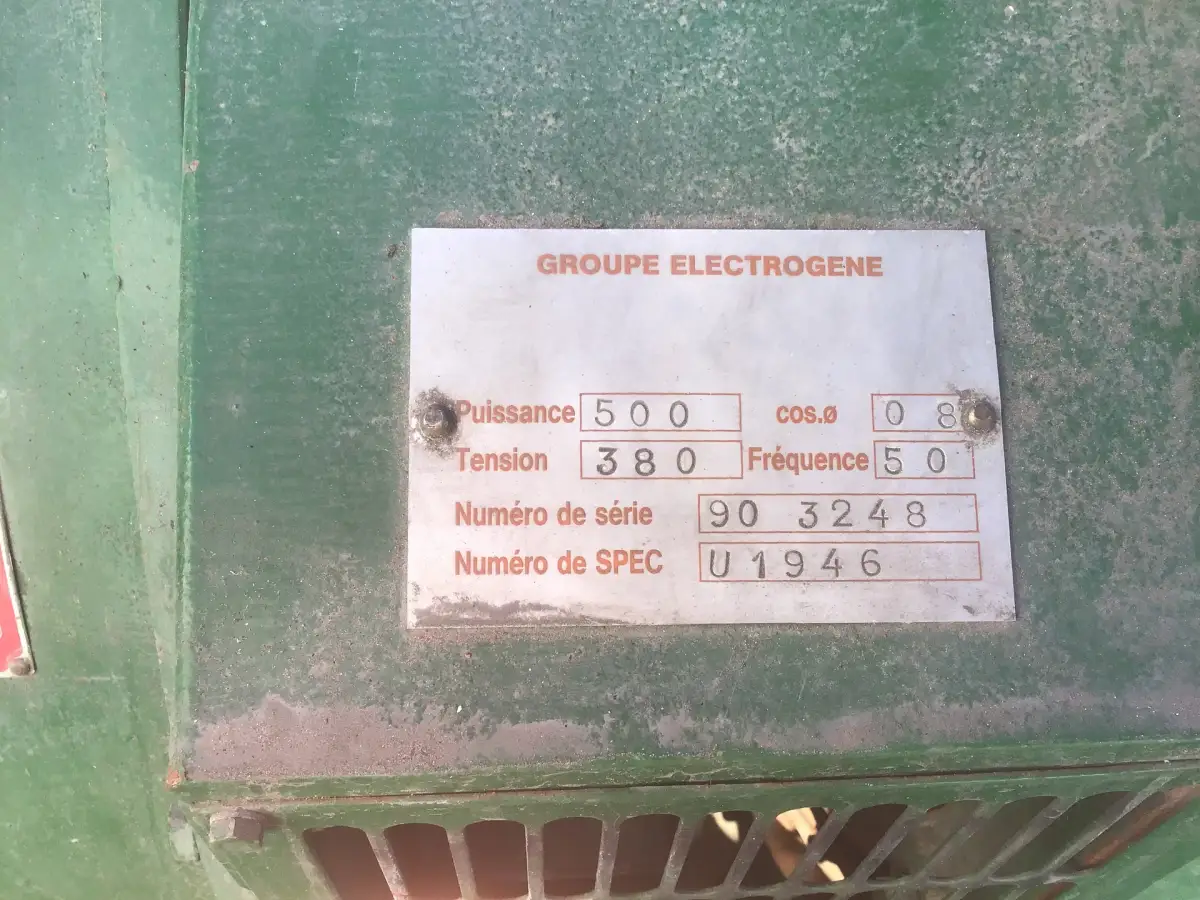 DETROIT DIESEL 12V92 TA GENERATOR 500KVA USED - Picture 7