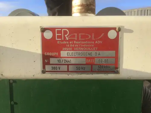 DETROIT DIESEL 12V92 TA GENERATOR 500KVA USED - Thumb image 6