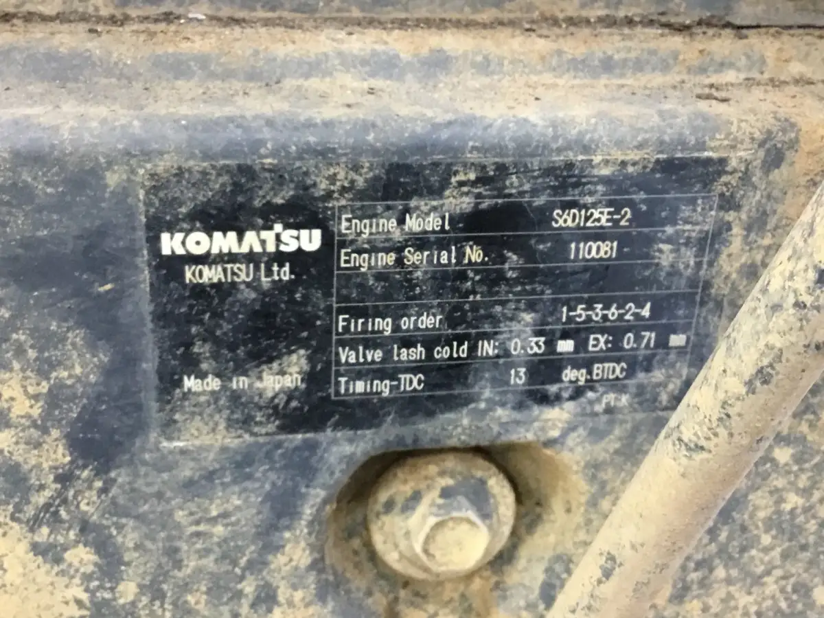 KOMATSU S6D125E-2 USADO - Imagen 6