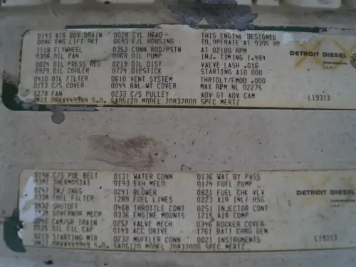 DETROIT DIESEL 8V71N 7083-7000 USED - Thumb image 5