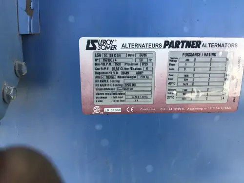 MTU 18V2000 GENERATOR 1025 KVA USED - Thumb image 7