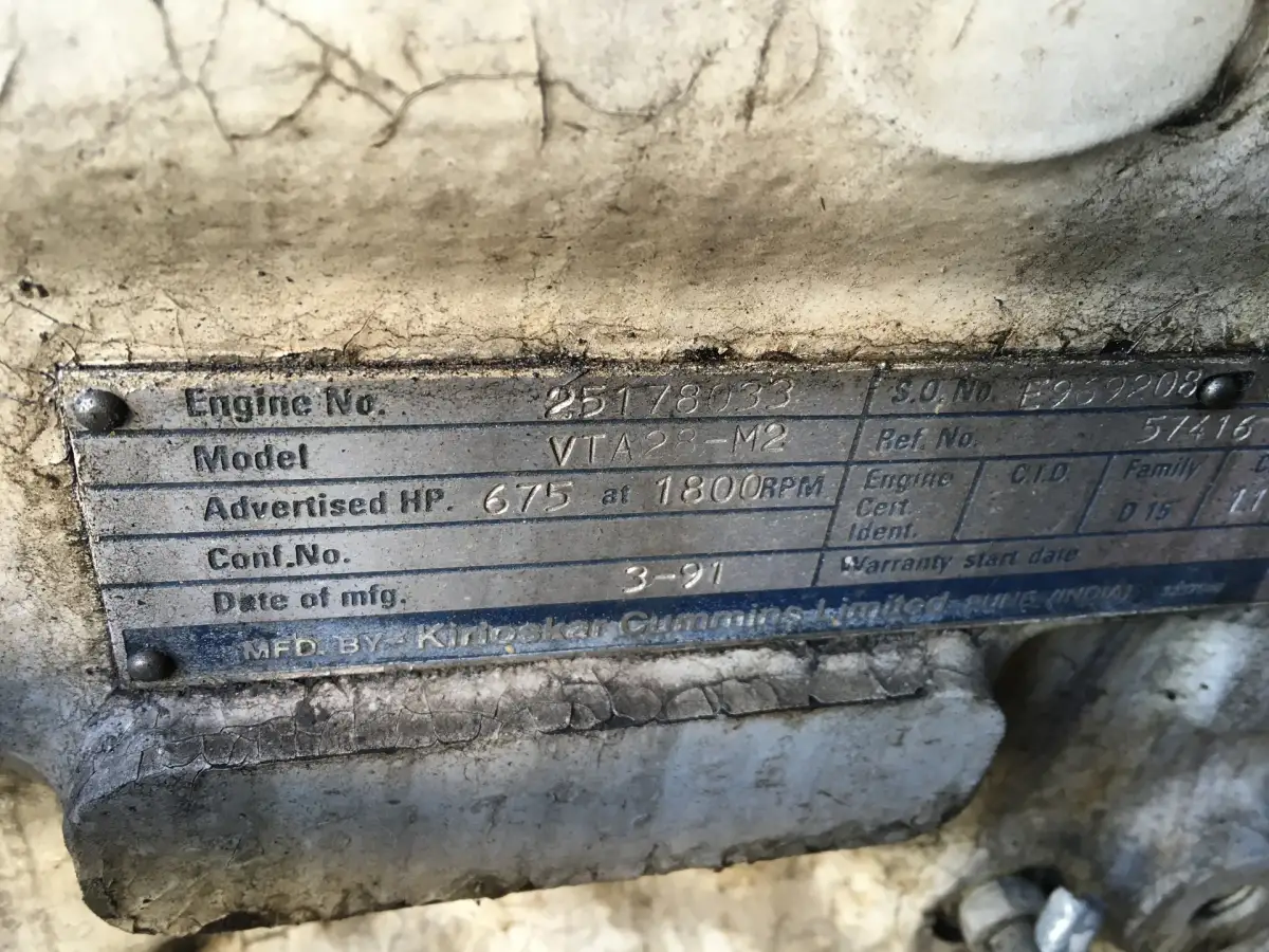 CUMMINS VTA28-M2 USADO - Imagen 5