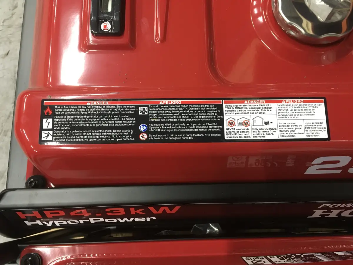 HONDA HP 4.3KW GENERATOR NIEUW - Afbeelding 2