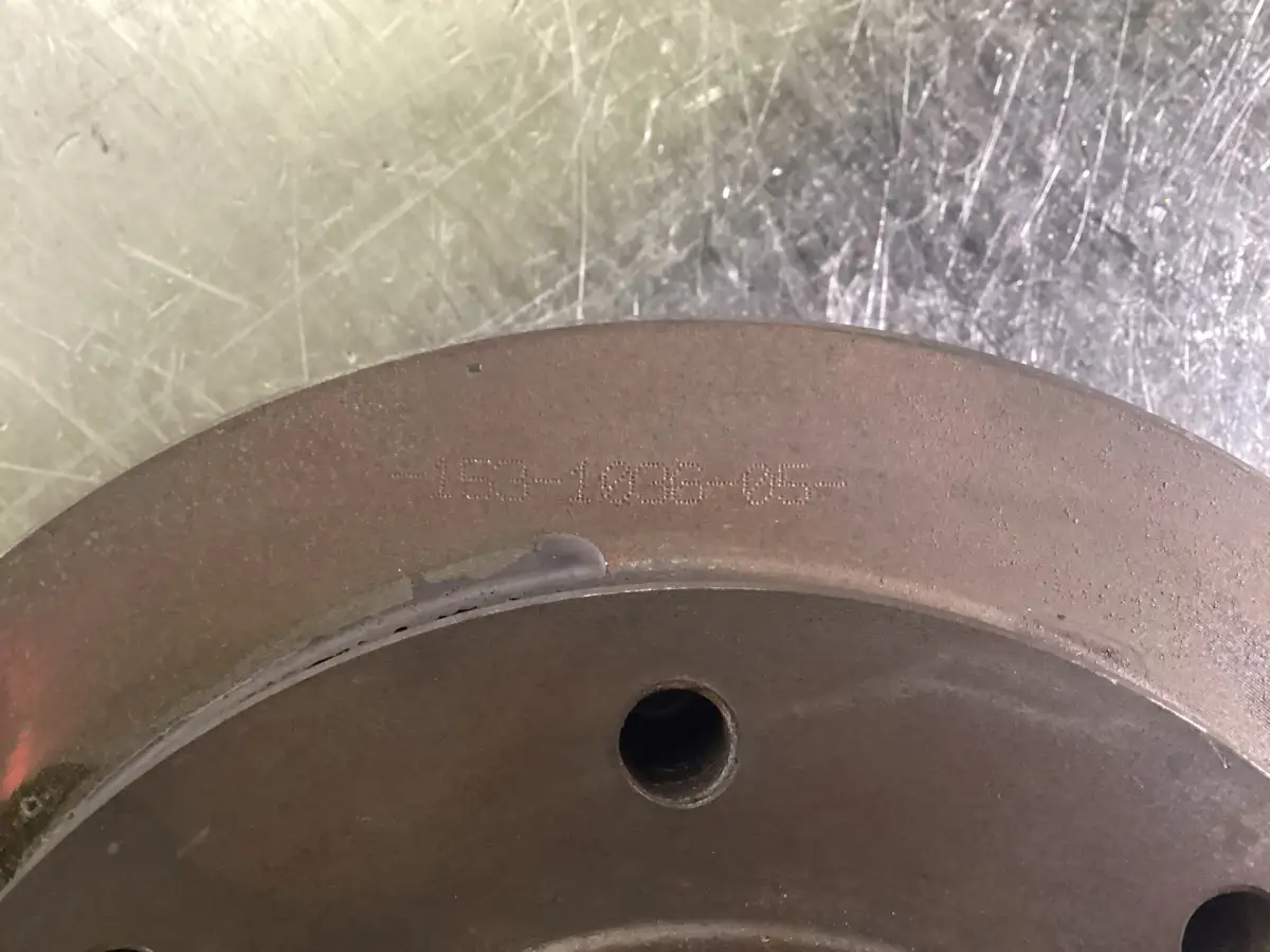 CATERPILLAR CRANKSHAFT PULLEY 1531036 USED - Picture 4