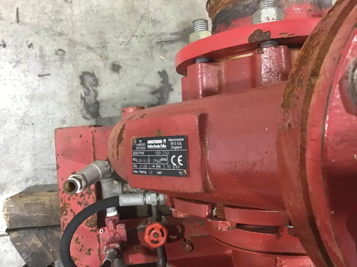ARMSTRONG 4104 PUMP 2720 LIT/MIN USED - Picture 7