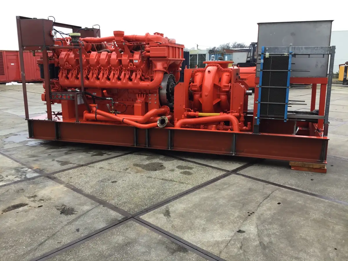 MTU 16V4000 PUMP 3600M³/HR USED - Picture 2