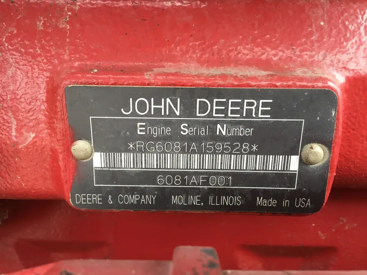 JOHN DEERE 6081AF001 POMP 568 M³/H USED - Picture 8