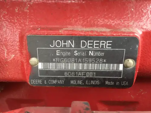 JOHN DEERE 6081AF001 POMP 568 M³/H USED - Thumb image 8