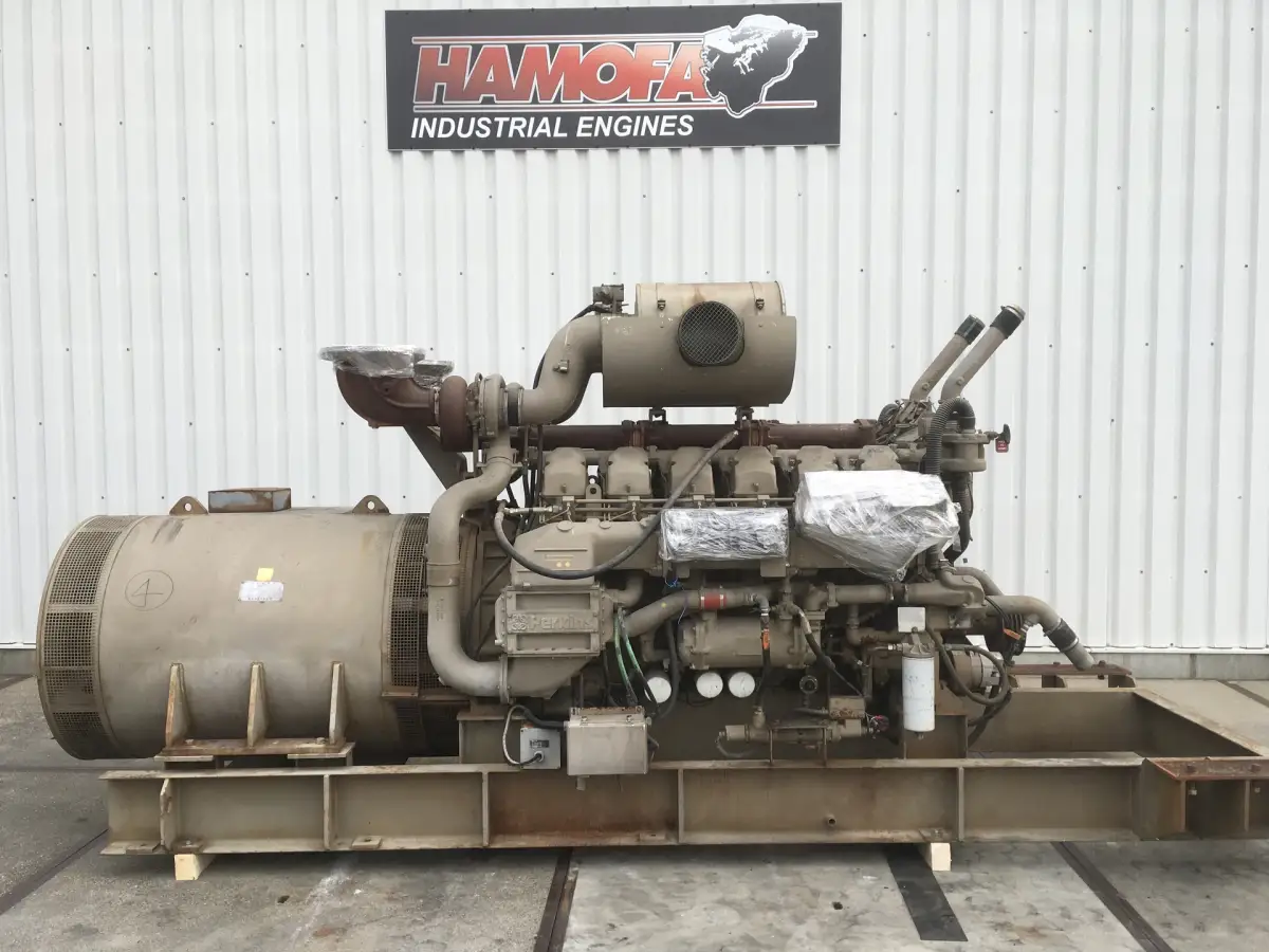 PERKINS 4012TWG2 GENERATOR 1250 KVA USED