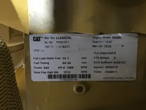CATERPILLAR 3508C LLC 250-7621 NEUF - Miniature 7