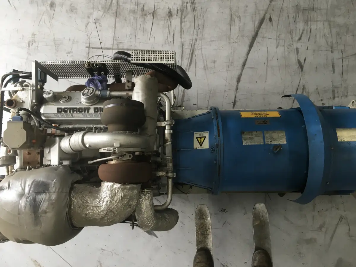 USED DETROIT DIESEL 8V92TA 8083-7405 GENERATOR 320KVA - Picture 5