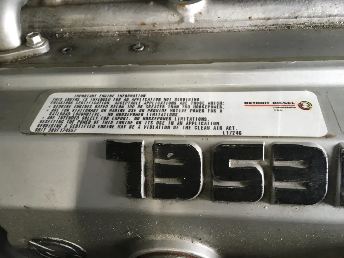 USED DETROIT DIESEL 8V92TA 8083-7405 GENERATOR 320KVA - Picture 6