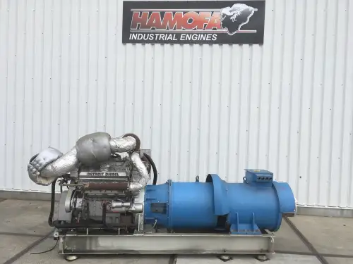 USED DETROIT DIESEL 8V92TA 8083-7405 GENERATOR 320KVA - Thumb image 2