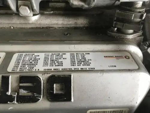 USED DETROIT DIESEL 8V92TA 8083-7405 GENERATOR 320KVA - Thumb image 7