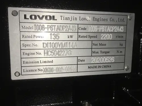 LOVOL 1006-P6TADP2A43 NEW - Thumb image 6
