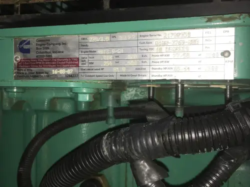 CUMMINS 4BT3.9-G4 GENERATOR 70 KVA USED - Thumb image 8