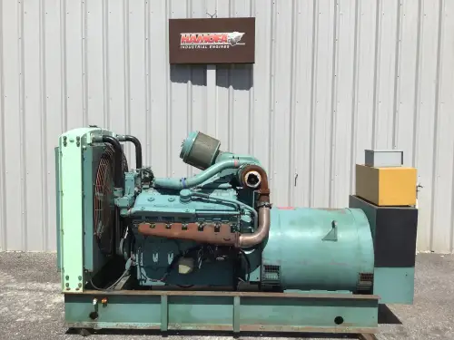 DETROIT DIESEL 12V71 7123-7305 GENERATOR 438KVA USED