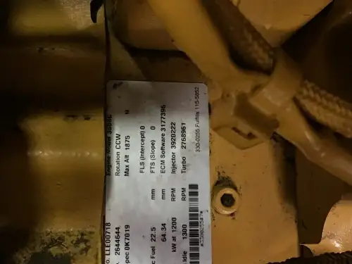 CATERPILLAR 3508C LLE-2644644 USED - Thumb image 5