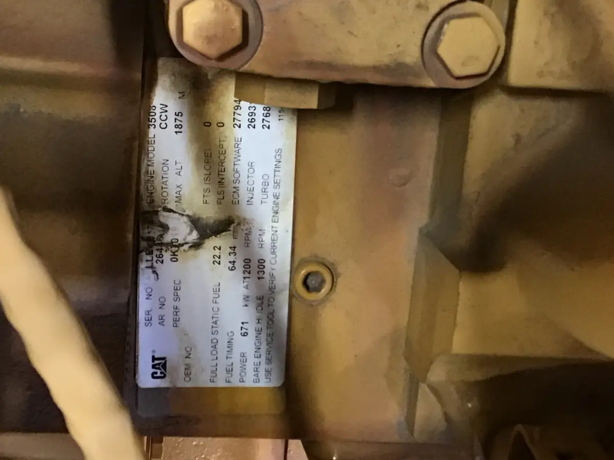 CATERPILLAR 3508C LLE-2644644 USED - Picture 5