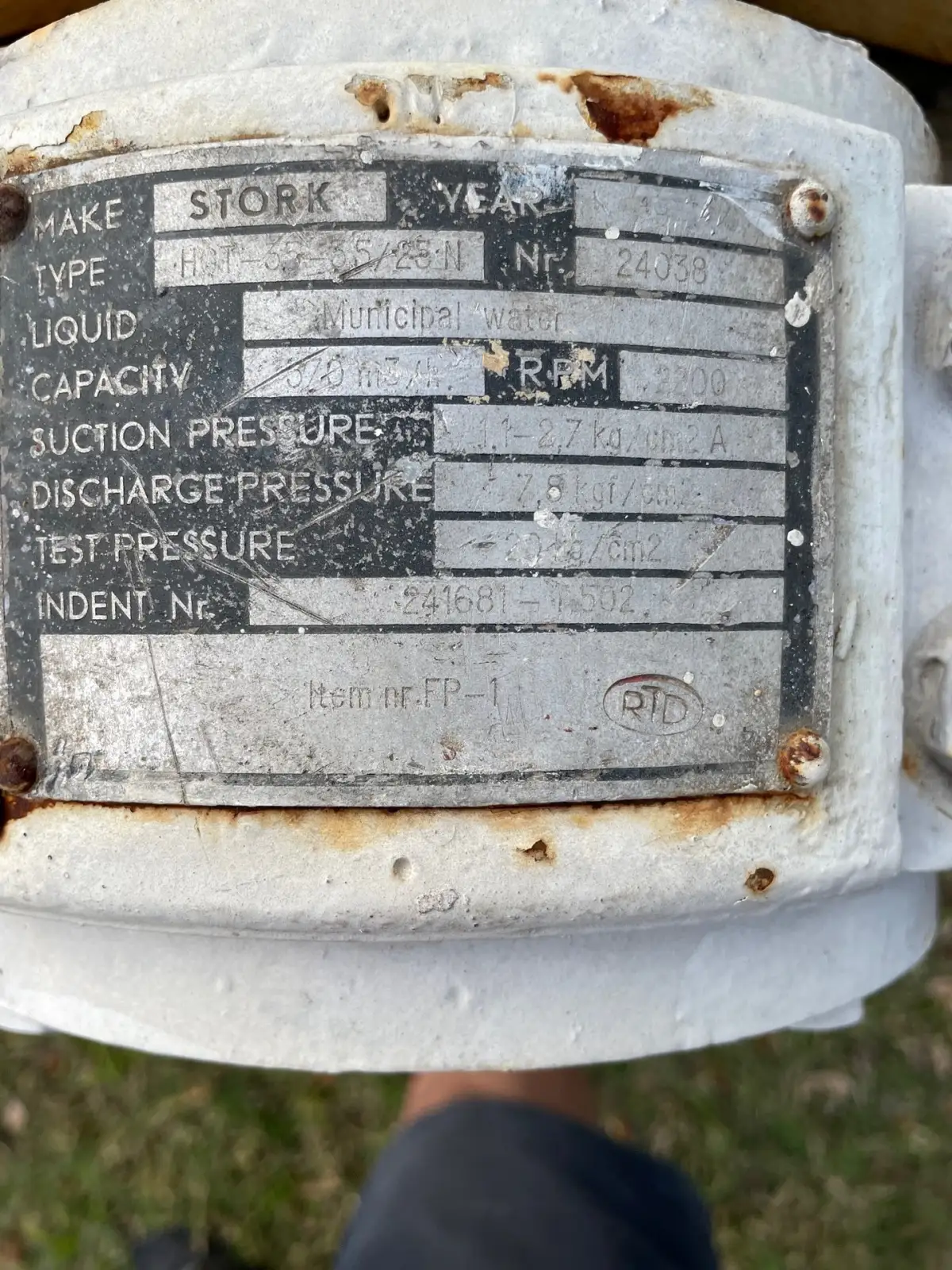 MWM D232 V12 PUMP USED - Picture 6