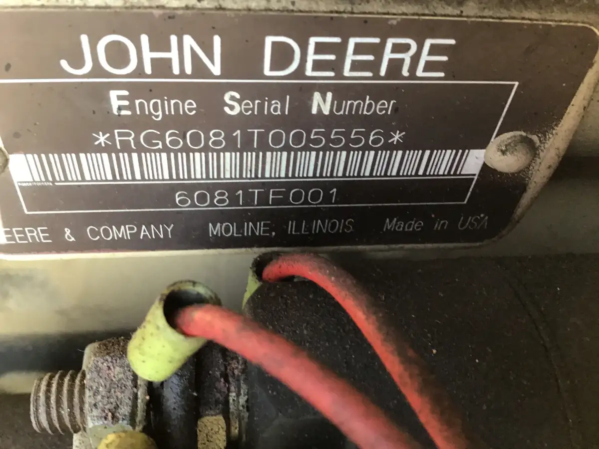JOHN DEERE 6081TF001 GENERATOR 125KW USED - Picture 9