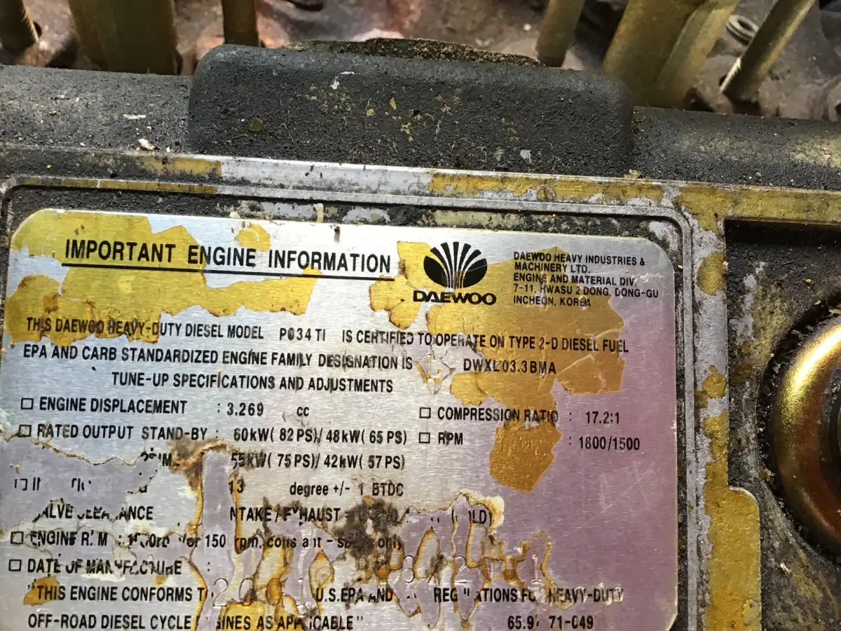 DAEWOO DAEWOO PO34TI GENERATOR 50 KVA USED - Picture 5