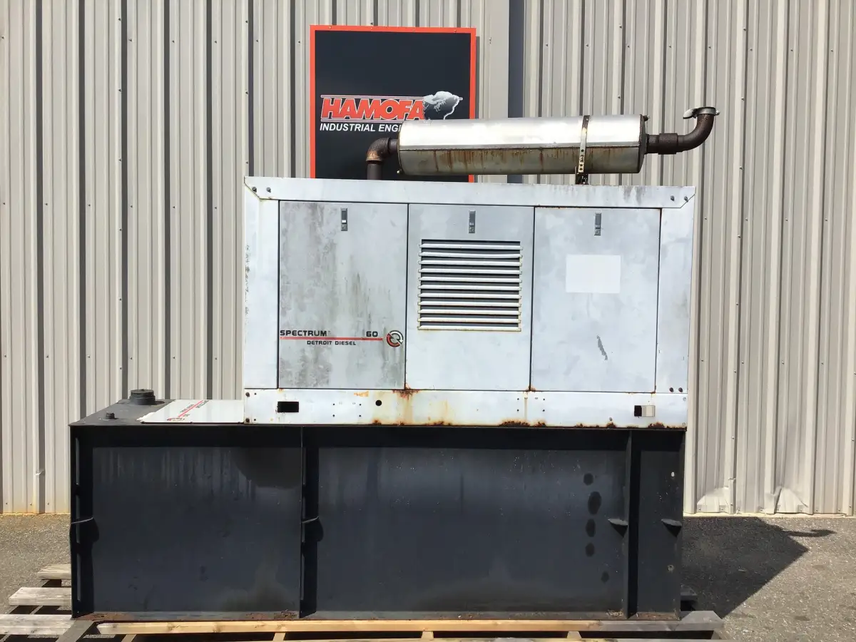 DETROIT DIESEL 60DS60 GENERATOR 54 KVA USED