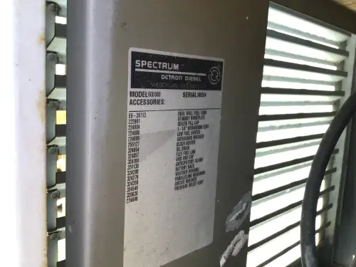 DETROIT DIESEL 60DS60 GENERATOR 54 KVA USED - Thumb image 7