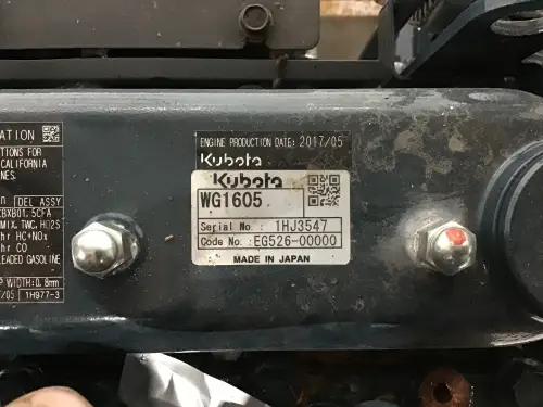 KUBOTA WG1605 NEW - Thumb image 4