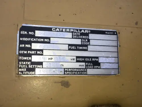 CATERPILLAR 3406DI GENERATOR 310KVA USED - Thumb image 5