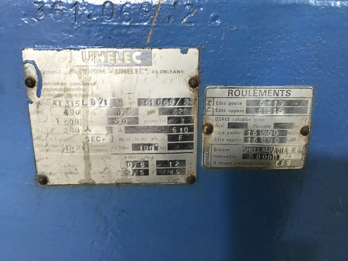 CUMMINS 353K2K202C GENERATOR 400 KVA GEBRAUCHT – Bild 7