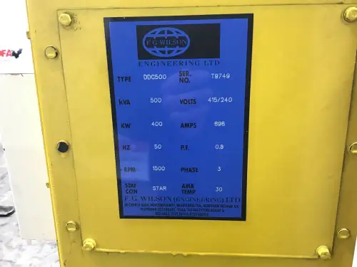STAMFORD HC544D GENERATOR 500KVA USED - Thumb image 7