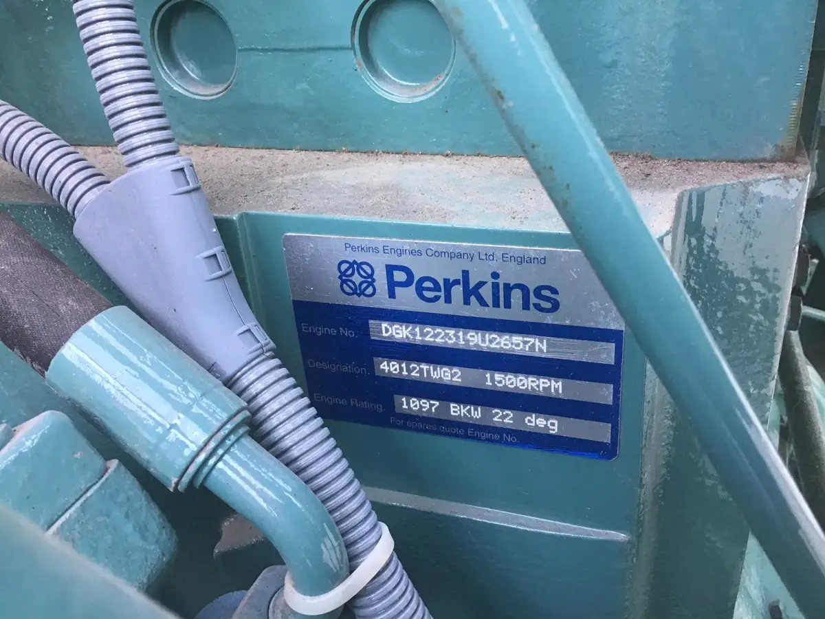 PERKINS 4012 TWG2 GENERATOR 1000KVA USED - Picture 5