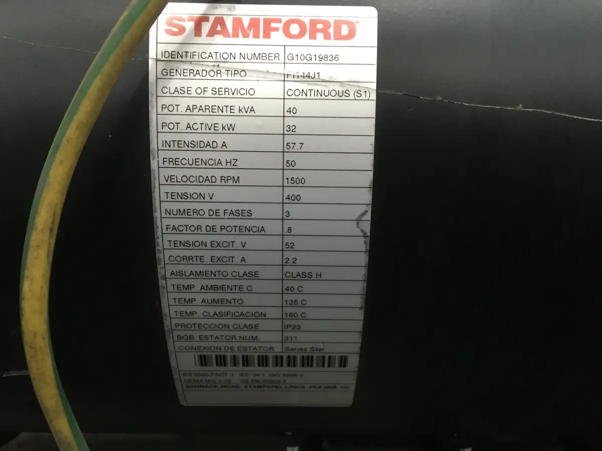 DEUTZ BF4L2011 GENERATOR 40KVA NEW - Picture 7