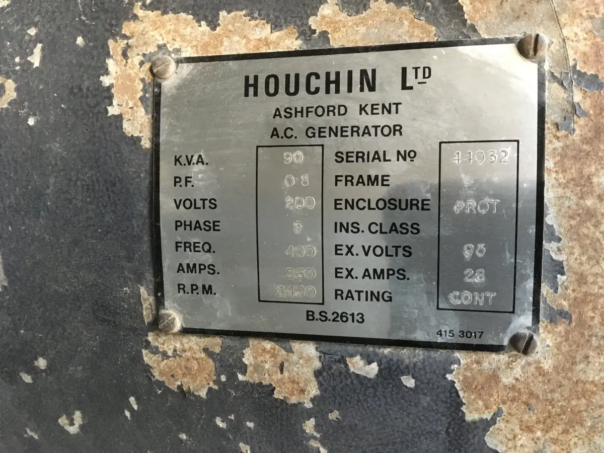 CUMMINS 6BT5.9 GENERATOR 90 KVA USED - Picture 9