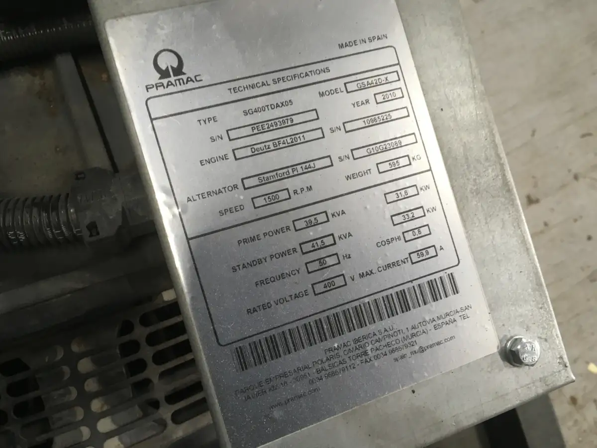 DEUTZ BF4L2011 ГЕНЕРАТОР 40KVA НОВЫЙ - Фото 7