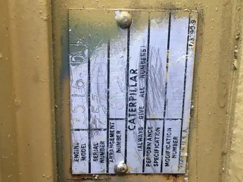CATERPILLAR 3516 STD GENERATOR 1750KVA USED - Thumb image 7