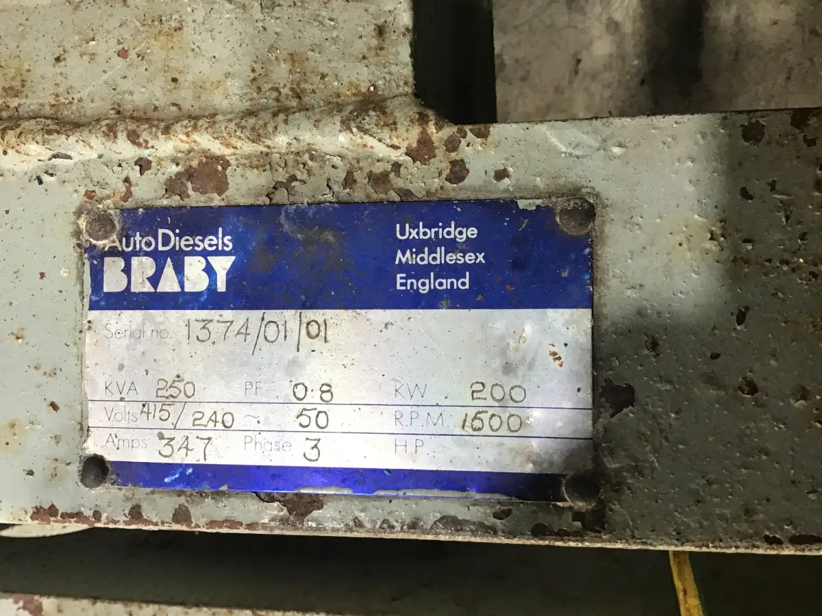 MAC FARLANE B600B GENERATOR 250 KVA GEBRAUCHT – Bild 7