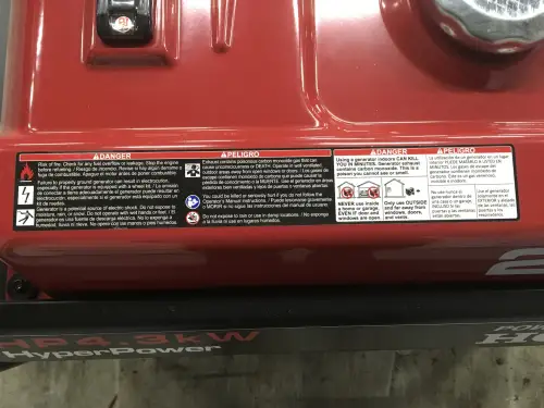 HONDA HP 4.3KW GENERATOR NIEUW - Miniatuur afbeelding 6