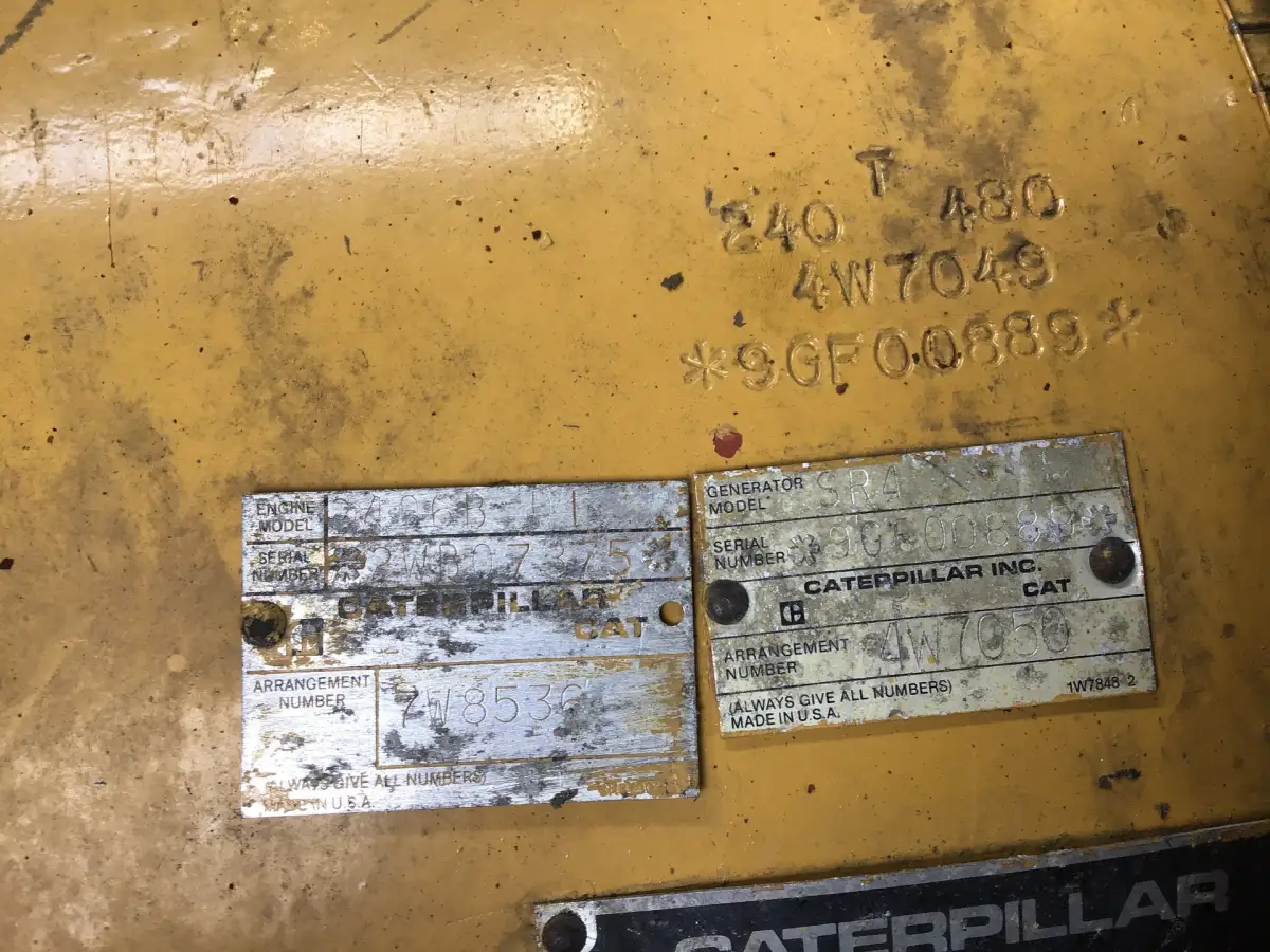 CATERPILLAR 3406B GENERATOR 320 KVA USED - Picture 11