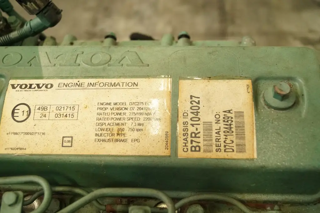 VOLVO D7C 275 RECONDITIONED - Picture 5