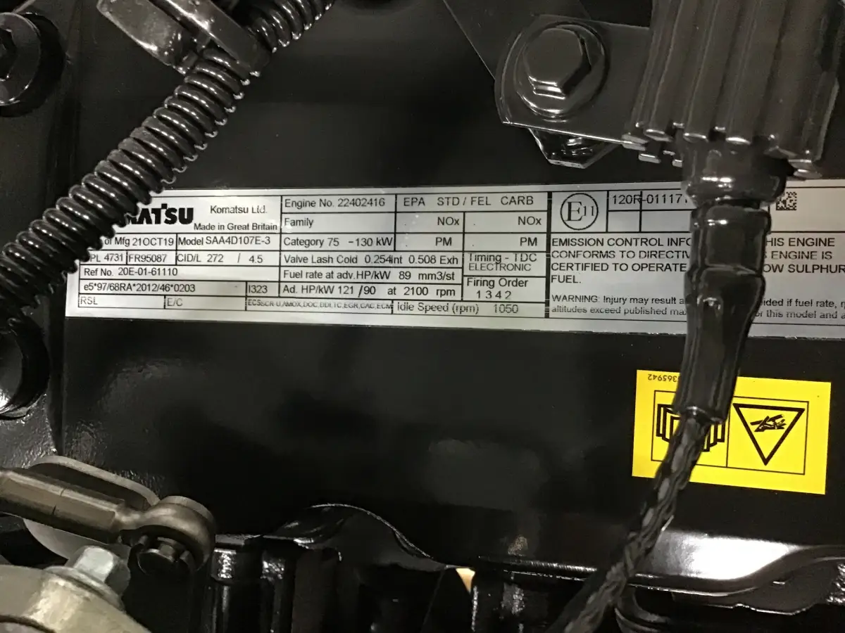 KOMATSU SAA4D107E-3 CPL4731 NUEVO - Imagen 6