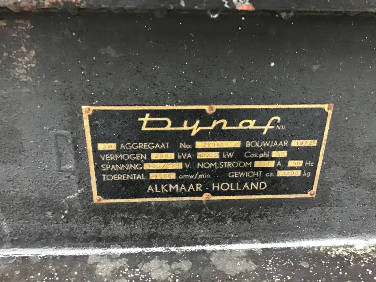 GENERADOR VOLVO TAD120A 200KVA USADO - Imagen 5