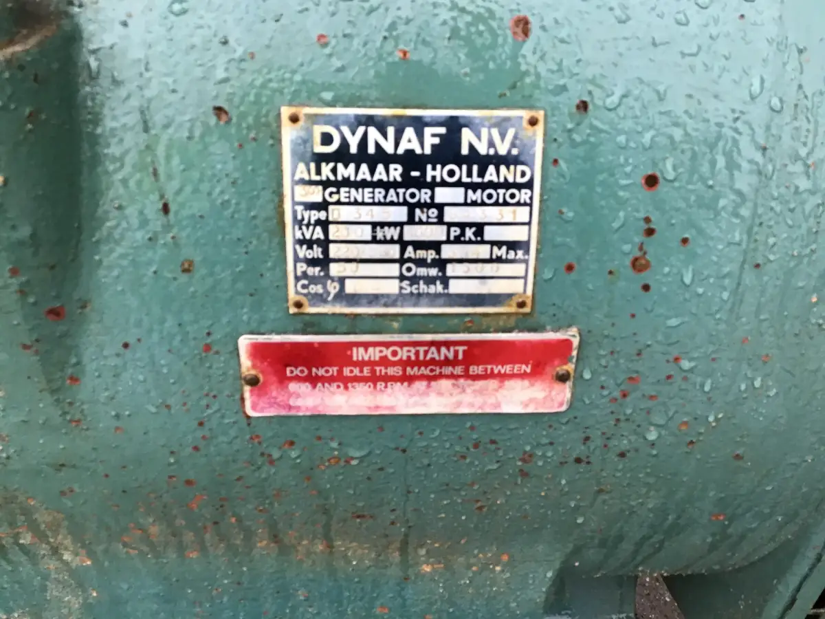 GENERADOR VOLVO TAD120A 200KVA USADO - Imagen 6