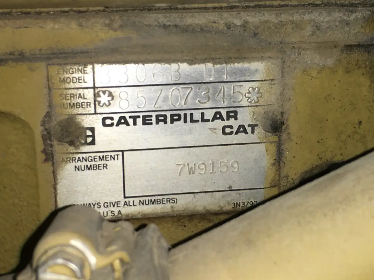 CATERPILLAR 3306B GENERATOR 225KVA USED - Picture 10