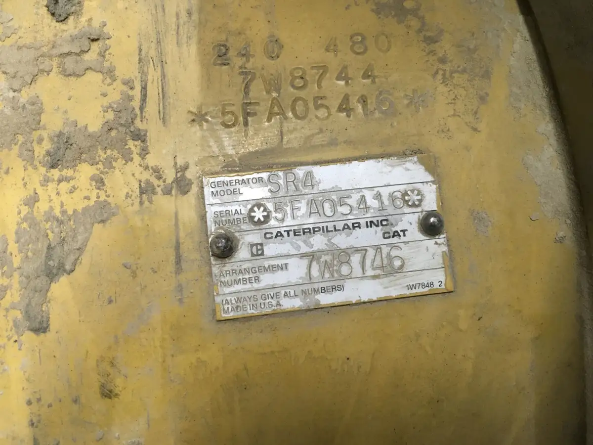 CATERPILLAR 3306B GENERATOR 225KVA USED - Picture 6