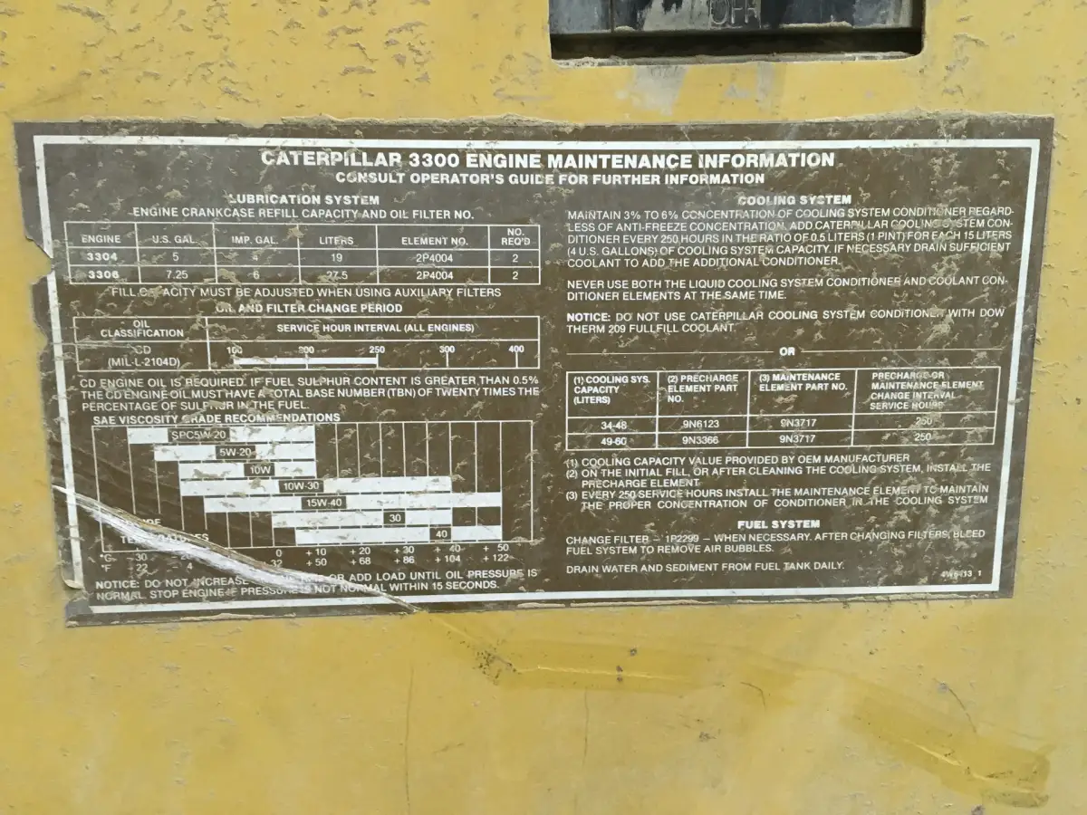 ГЕНЕРАТОР CATERPILLAR 3306B 225KVA Б/У - Фото 7